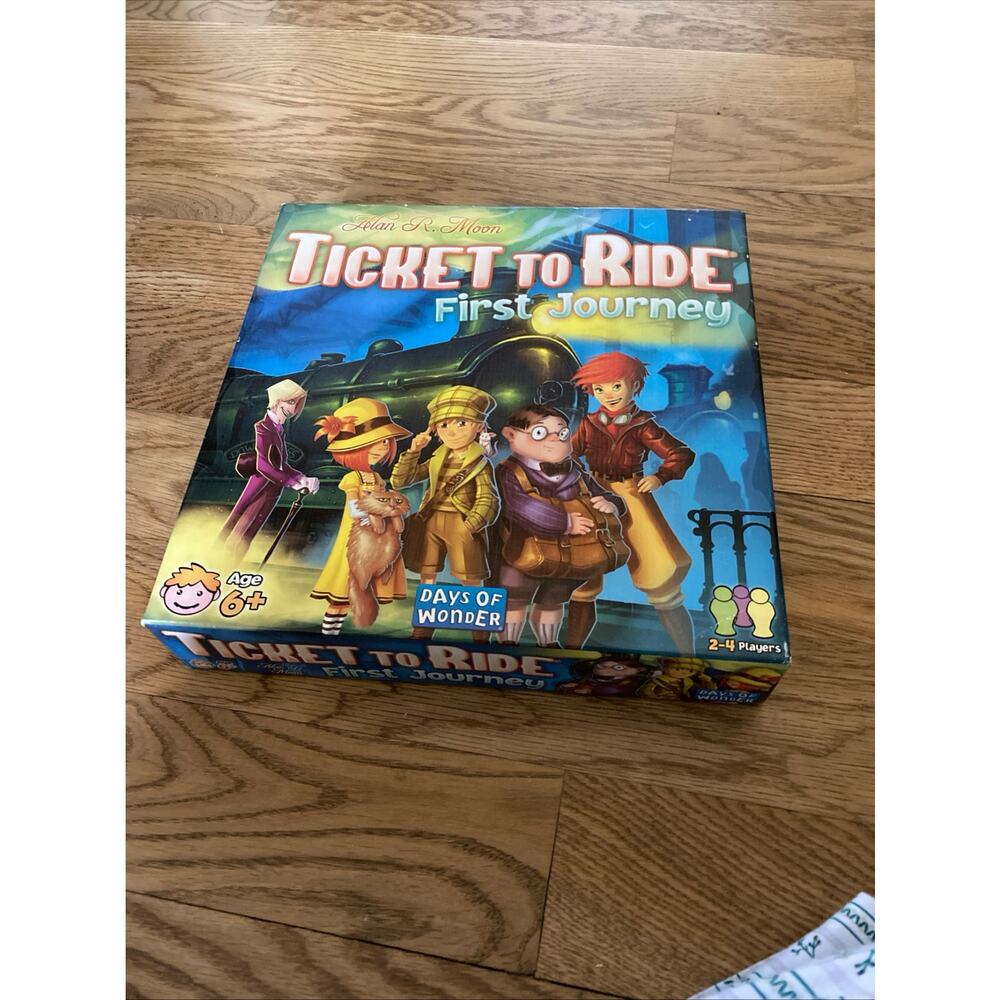 Days of Wonder Ticket to Ride First Journey Board Game
